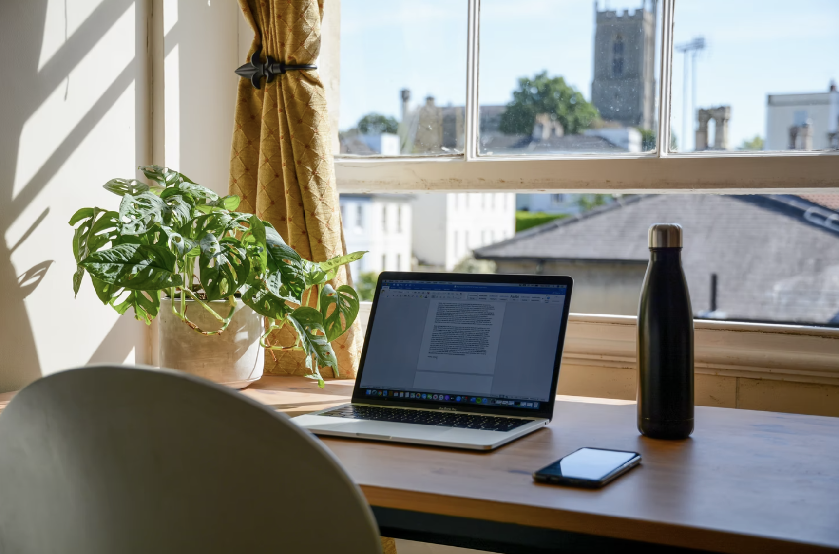 tips for working from home - dedicated office space