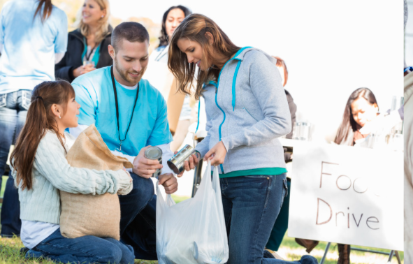 Corporate Giving Food Drive 